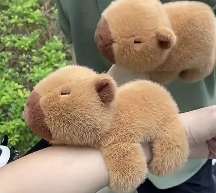 Kapibara Su Domuzu Bebek Bileklik Figür Peluş Oyuncak Kız Bebek Çocuk Bileği Küçük Kolye
