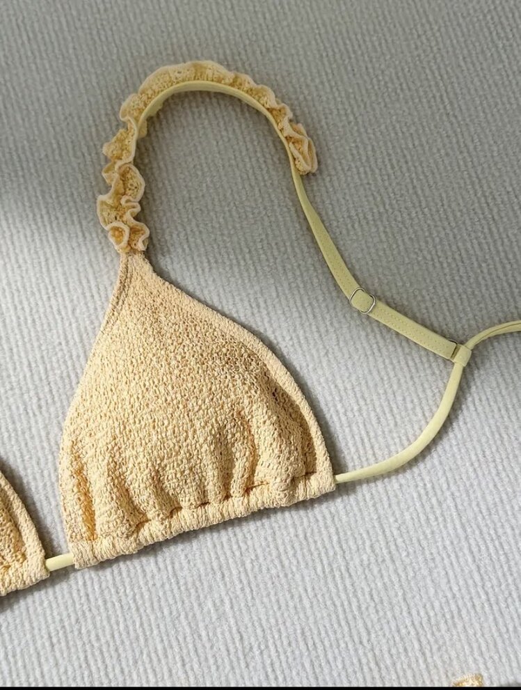 Yarım Etekli Bikini Takımı-3parça