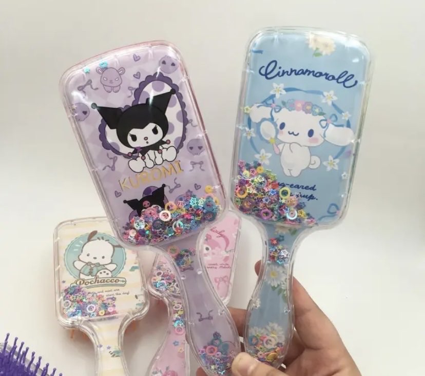 Sanrio Serisi Hava Yastıklı Payet Süslemeli Kız Çocuk Tarak
