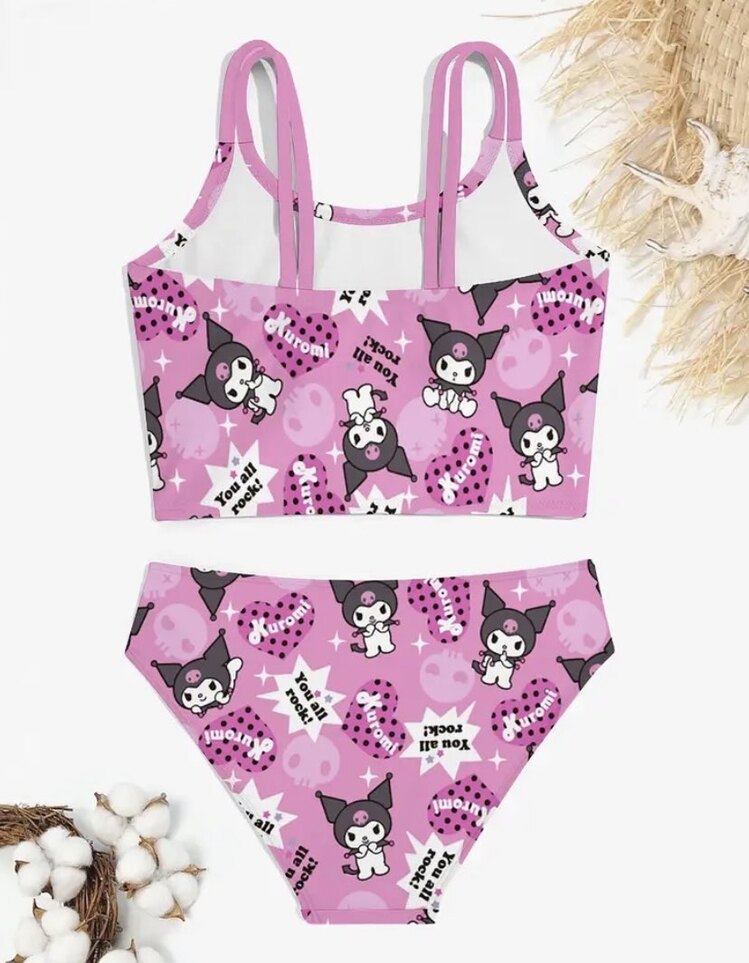 Sanrio Kuromi  Girls Tankini Set