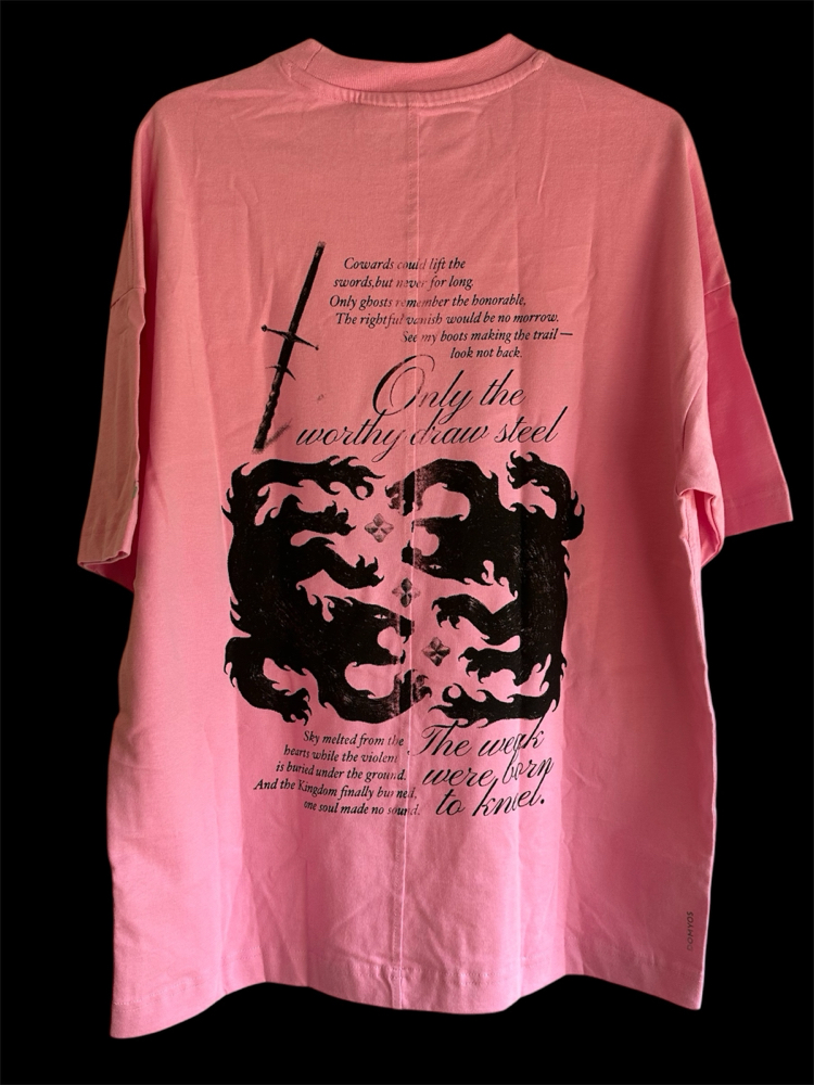 Black Cat Society | Pink | Screen Print T-shirt
