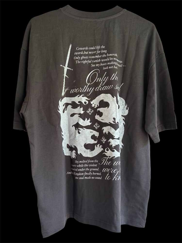 Black Cat Society | Dark Gray | Screen Print T-shirt