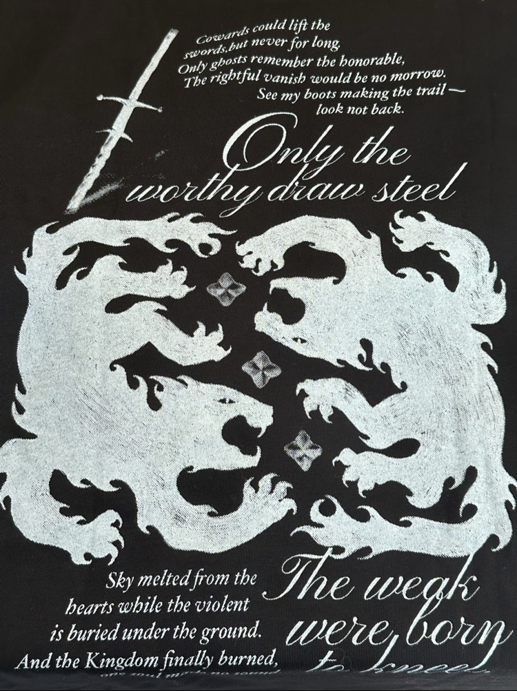 Black Cat Society | Black | Screen Print Tshirt