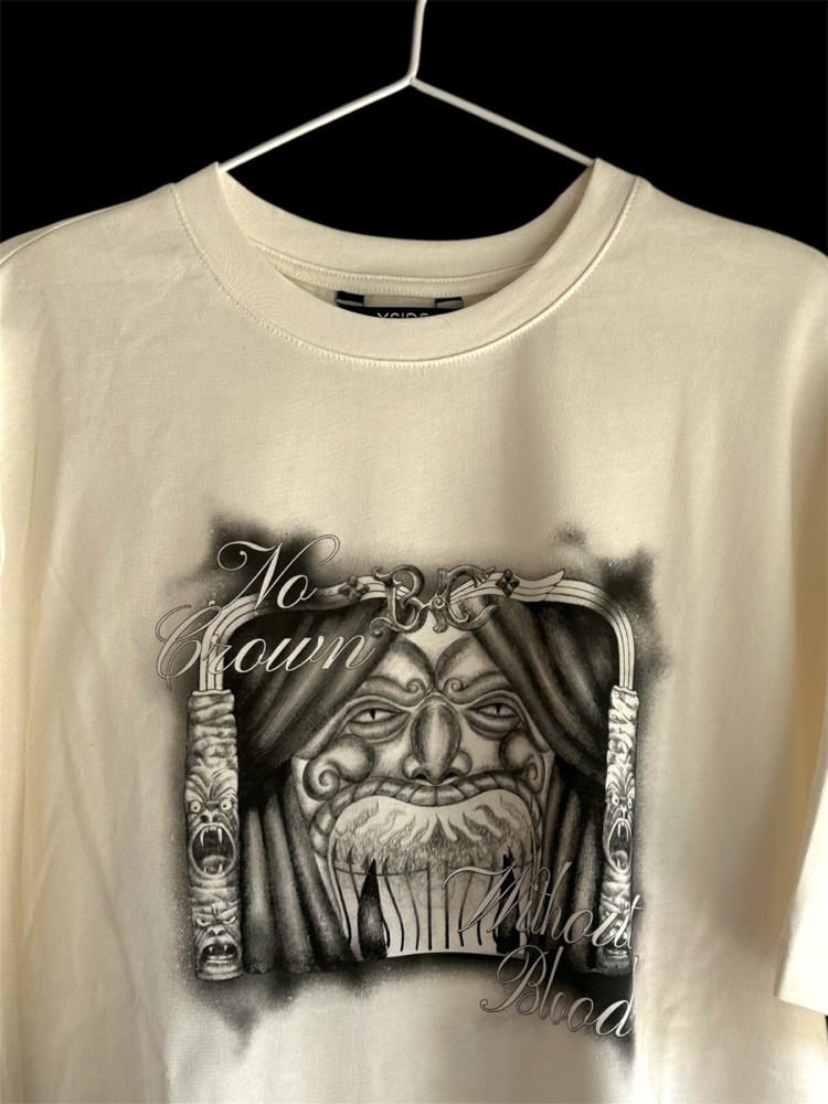 Black Cat Society | Ekru | Graphic T-shirt