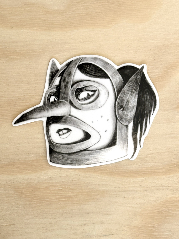 The Shame Helmet | Glossy Sticker