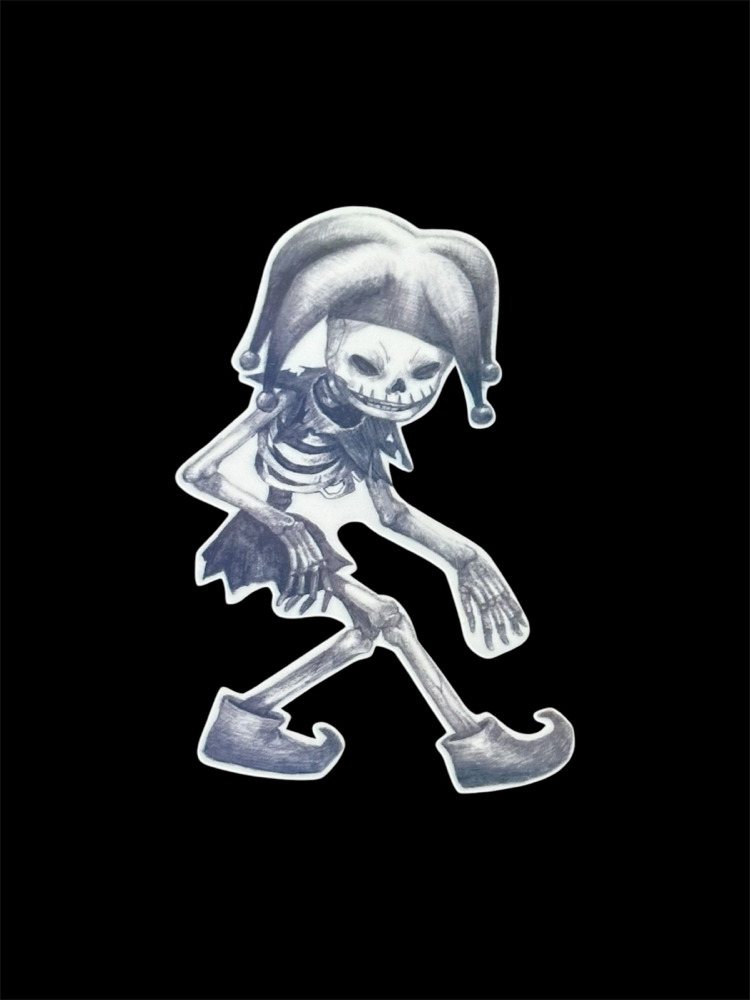 Bone Jester Sticker