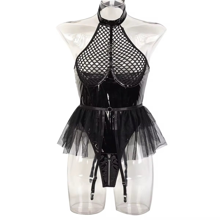 SİYAH RUGAN FİLE DETAYLI BODYJART