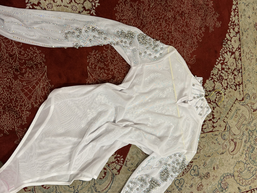 ZIMBA İŞLEMELİ BEYAZ BODYSUIT