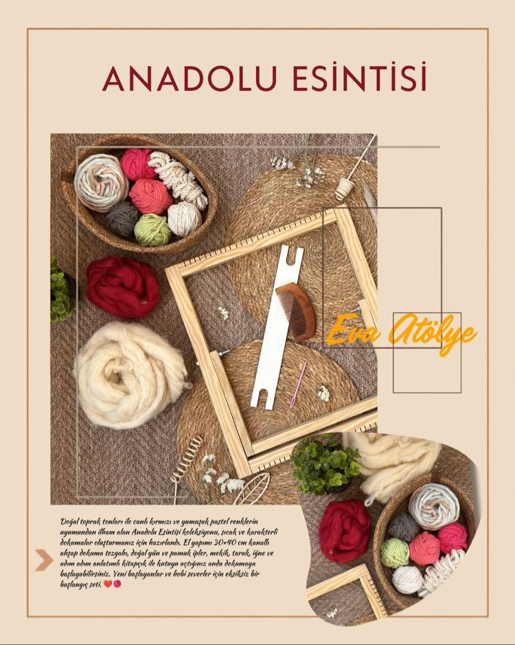 Anadolu Esintisi Dokuma Kiti