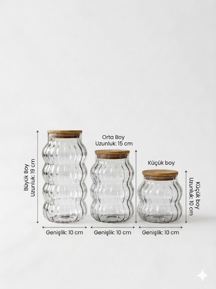Borosilicat Optikli Kavanoz 