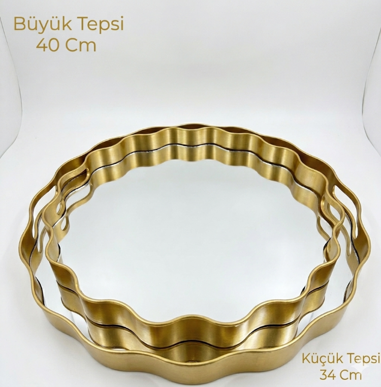 Papatya  2'li Tepsi Gold 