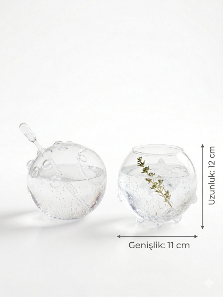 Borosilicat Küre  Kahve ve Kokteyl Bardağı