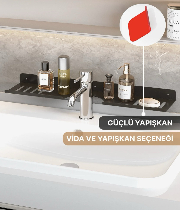Mutfak rafı tezgah üstü düzenleyici