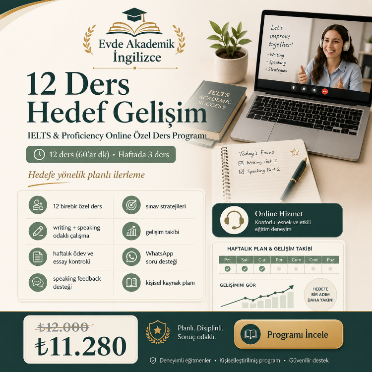 12 Ders Hedef Gelişim