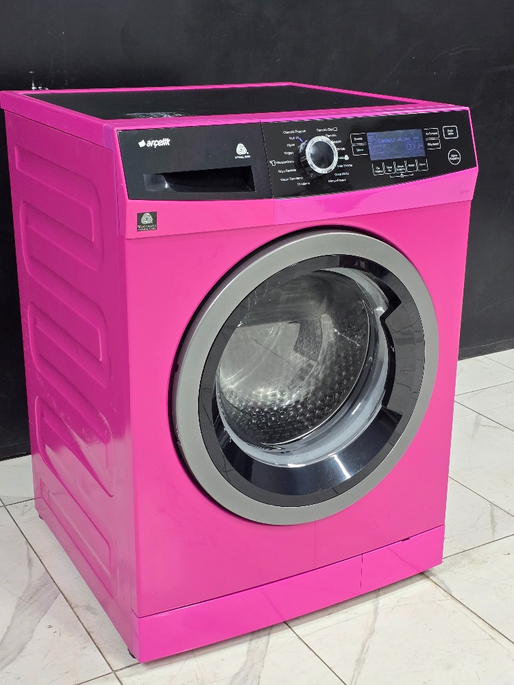 ARÇELİK 8127 NP PREMIUM FUŞYA 8 KG 1200 DEVİR ÇAMAŞIR MAKİNESİ