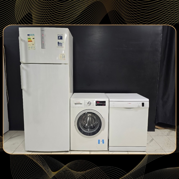 SIFIRLANMIŞ BOSCH 3 LÜ BEYAZ EŞYA SETİ