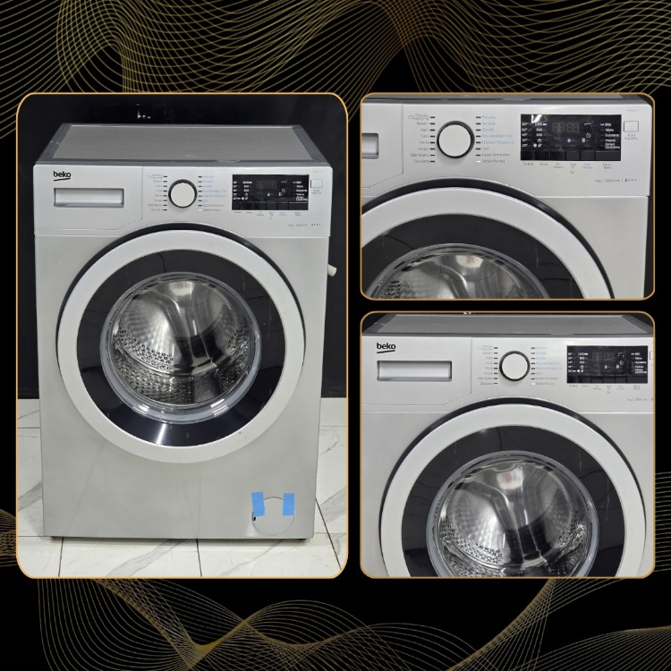 SIFIRLANMIŞ BEKO GRİ 8 KG 1000 DEVİR ÇAMAŞIR MAKİNESİ