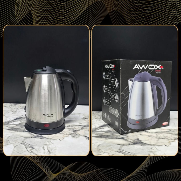 AWOX 1,8 LT ÇELİK KETTLE