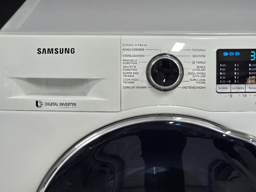 SIFIRLANMIŞ SAMSUNG ECO BUBBLE 8/6 KG KURUTMALI ÇAMAŞIR MAKİNESİ
