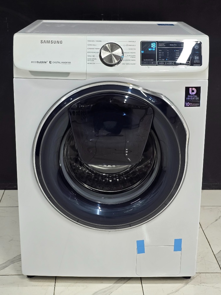 SIFIRLANMIŞ SAMSUNG ECO BUBBLE 10 KG 1400 DEVİR ÇAMAŞIR MAKİNESİ