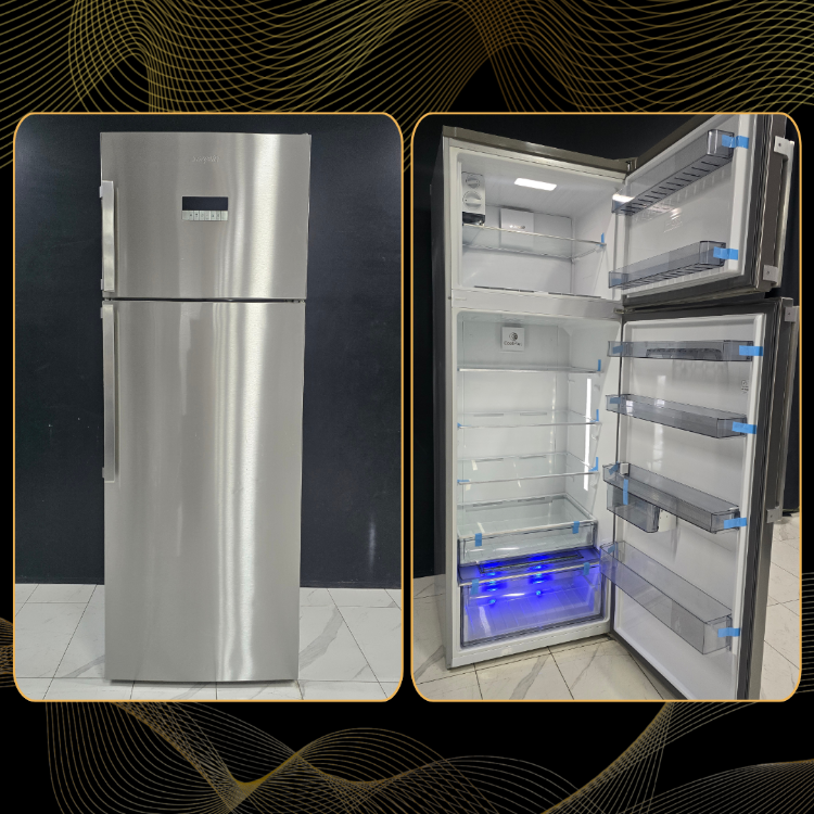 SIFIRLANMIŞ ARÇELİK 540 LT INOX PIYANO SERİ NOFROST BUZDOLABI