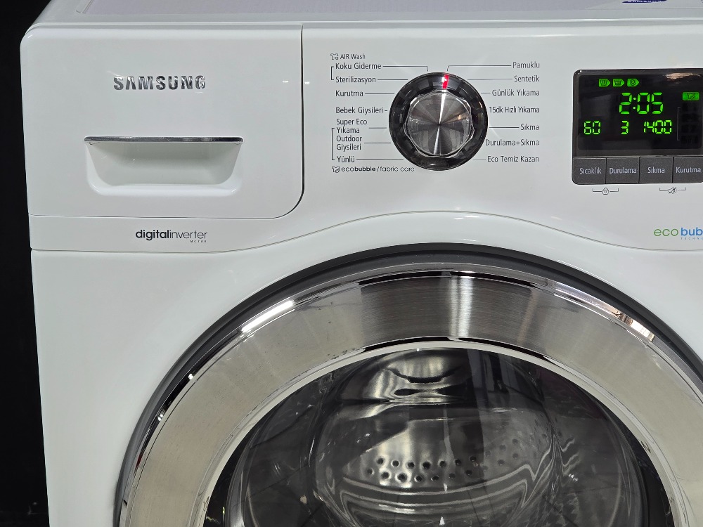 SIFIRLANMIŞ SAMSUNG ECO BUBBLE 9/6 KURUTMALI ÇAMAŞIR MAKİNESİ