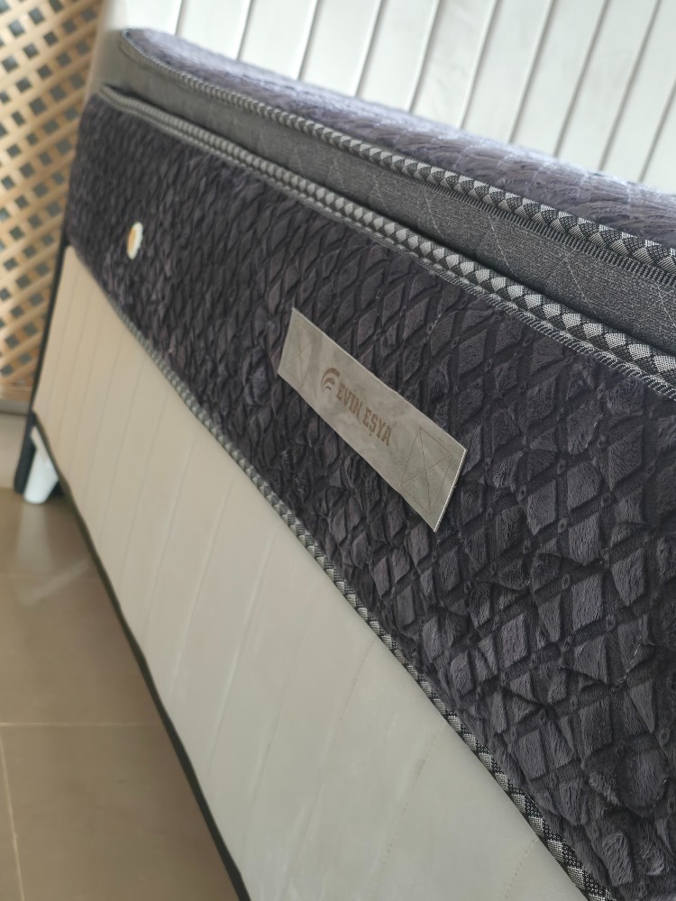 EVİN KREM 120-200 YATAK BAZA BAŞLIK SETİ