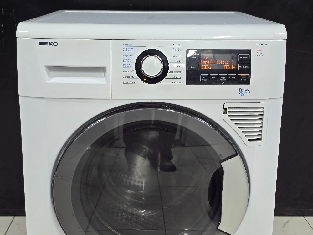 BEKO WD 964 YK 9 KG YIKAMA 6 KG KURUTMALI ÇAMAŞIR MAKİNESİ