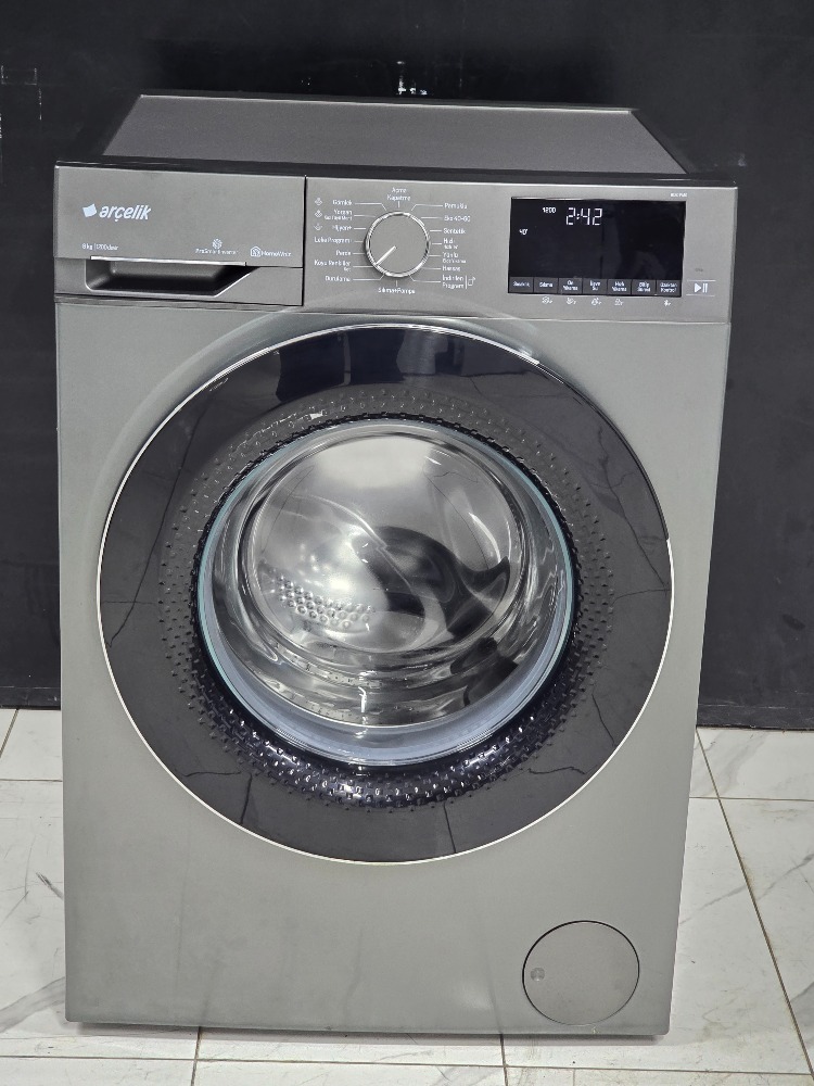 ARÇELİK 8120 PMG GRİ 8 KG 1200 DEVİR ÇAMAŞIR MAKİNESİ