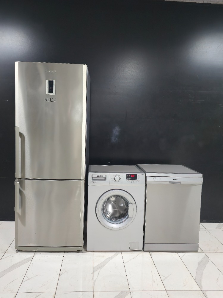 ARÇELİK INOX 3'LÜ BEYAZ EŞYA SETİ