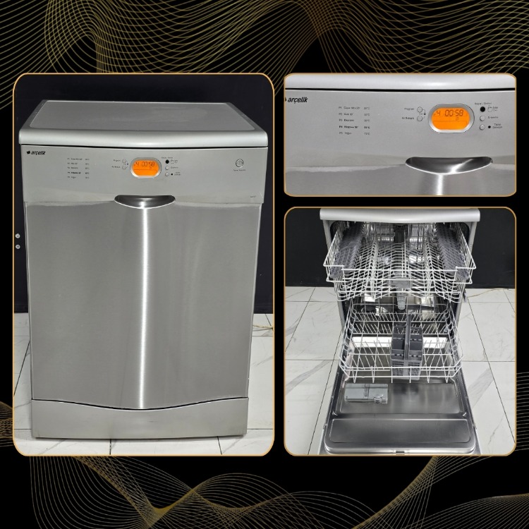 2. EL ARÇELİK A+ INOX 5 PROGRAMLI BULAŞIK MAKİNESİ