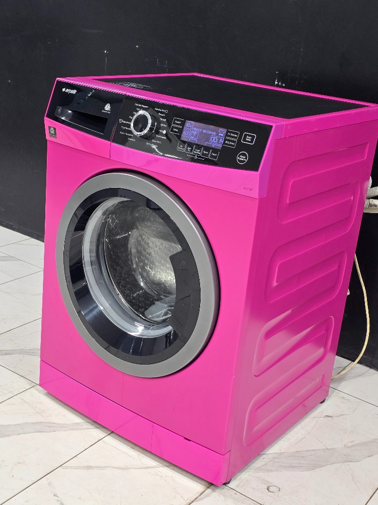 ARÇELİK 8127 NP PREMIUM FUŞYA 8 KG 1200 DEVİR ÇAMAŞIR MAKİNESİ