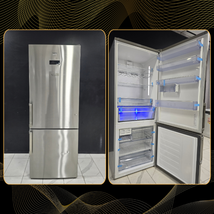 SIFIRLANMIŞ BEKO 520 LT  INOX KOMBİ TİPİ NOFROST BUZDOLABI