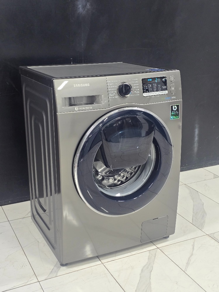SAMSUNG ECOBUBBLE ADDWASH 9 KG 1400 DEVİR GRİ ÇAMAŞIR MAKİNESİ