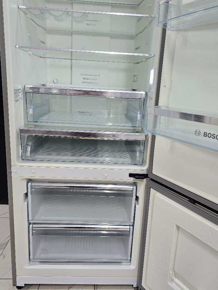 2. EL BOSCH A++ 505 LT INOX KOMBİ TİPİ NOFROST BUZDOLABI