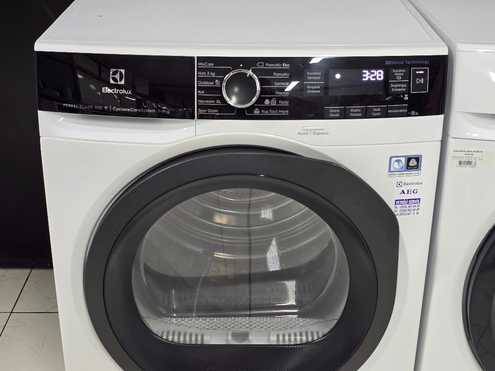 SIFIRLANMIŞ ELECTROLUX 10 KG ÇAMAŞIR + 9 KG KURUTMA SETİ
