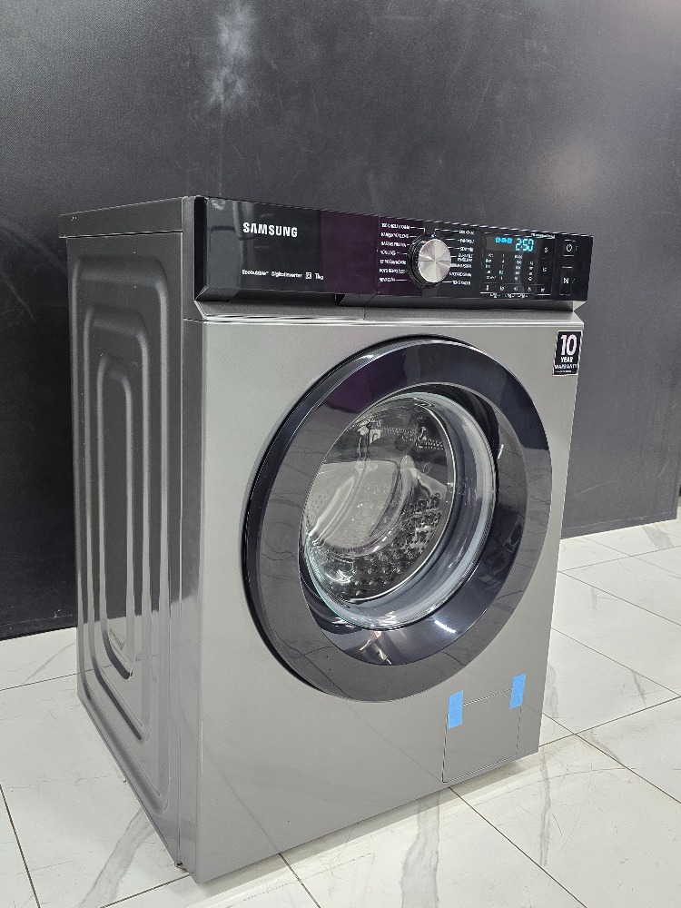SIFIRLANMIŞ SAMSUNG GRİ ECO BUBBLE 11 KG 1400 DEVİR ÇAMAŞIR MAKİNESİ