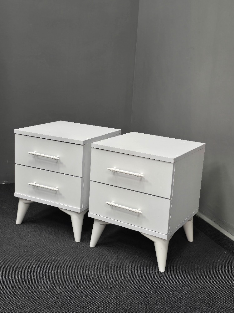 SİTİL WHITE 2 ADET KOMODİN
