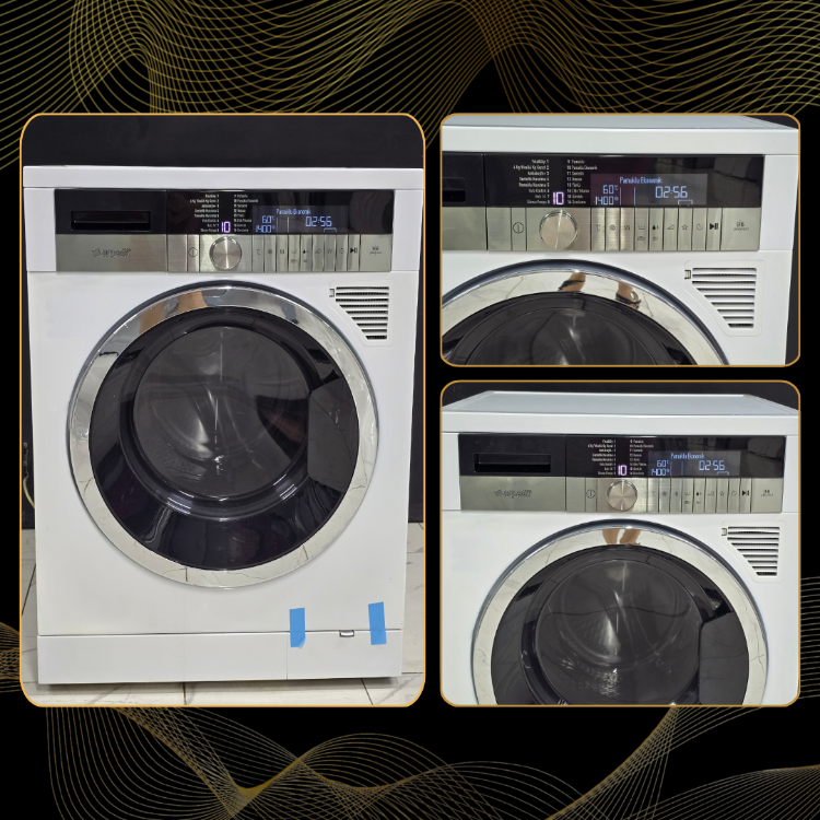 SIFIRLANMIŞ ARÇELİK 9 KG YIKAMA 6 KG KURUTMA 1400 DEVİR KURUTMALI ÇAMAŞIR MAKİNESİ