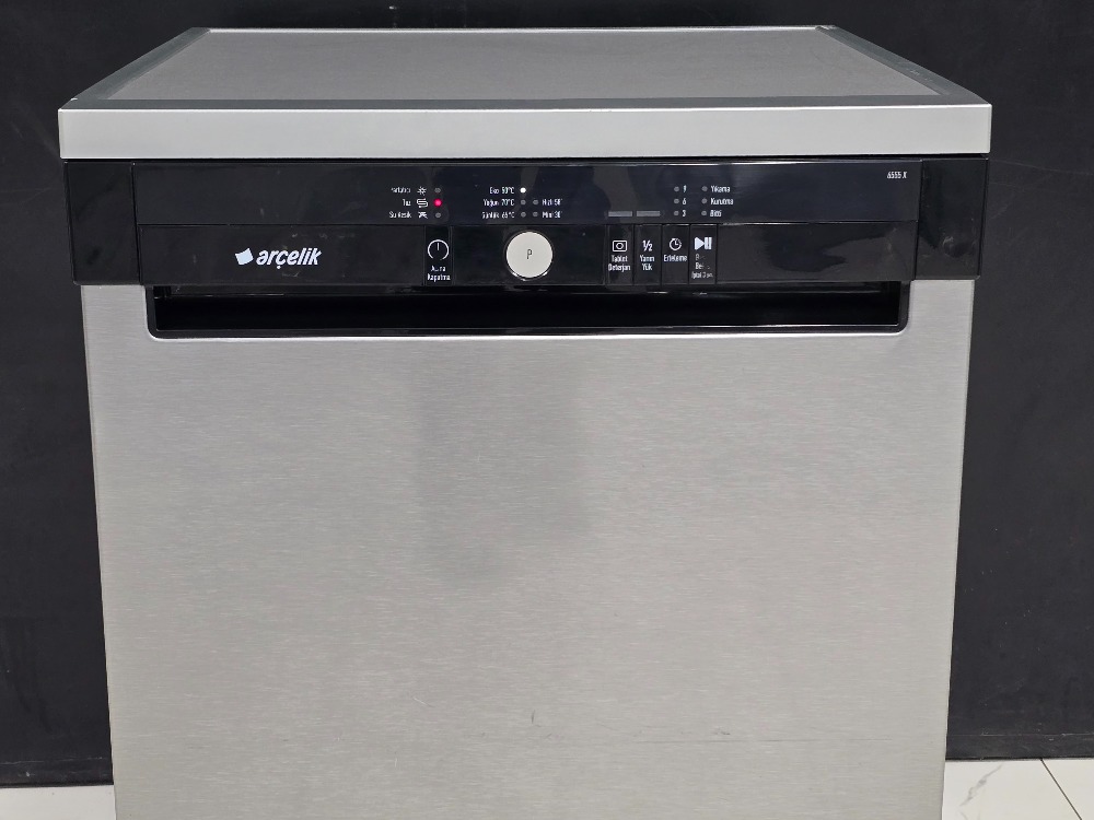 ARÇELİK 6555 X GRİ 5 PROGRAMLI BULAŞIK MAKİNESİ 