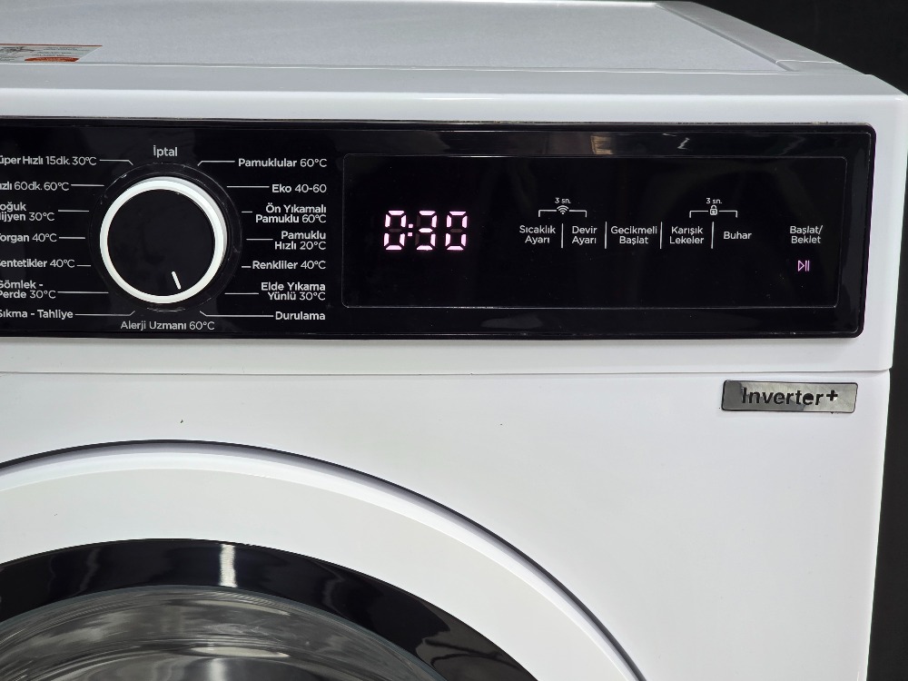 SIFIRLANMIŞ VESTEL 8 KG 1000 DEVİR ÇAMAŞIR MAKİNESİ