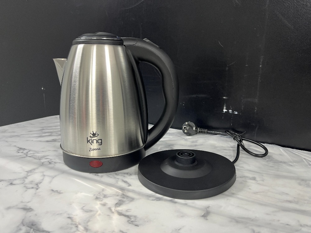 KİNG ZİENNA 1.8 LT PASLANMAZ ÇELİK GÖVDELİ KETTLE