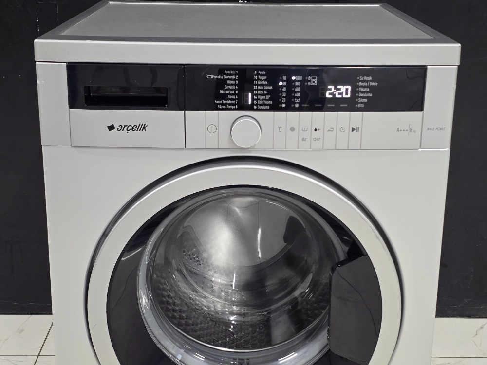 ARÇELİK 8103 YCMS GRİ 8 KG 1000 DEVİR ÇAMAŞIR MAKİNESİ
