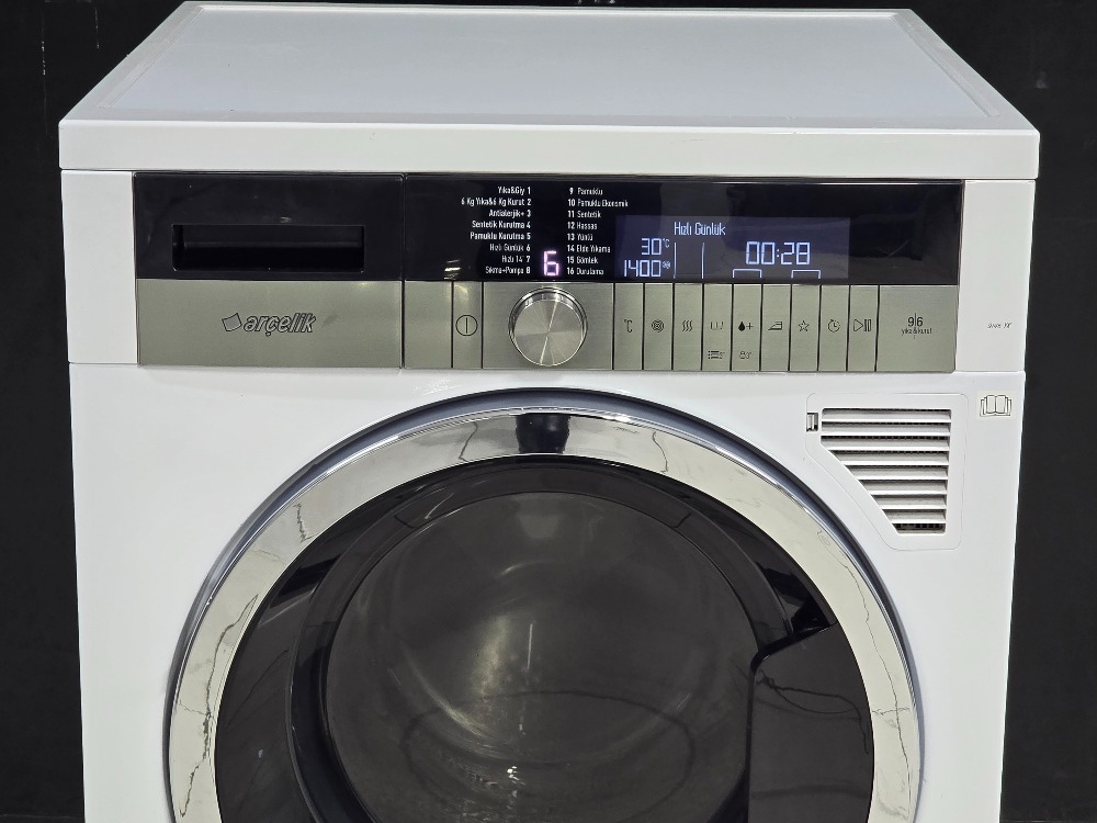 ARÇELİK 9146 YK 9 KG YIKAMA / 6 KG KURUTMALI ÇAMAŞIR MAKİNESİ
