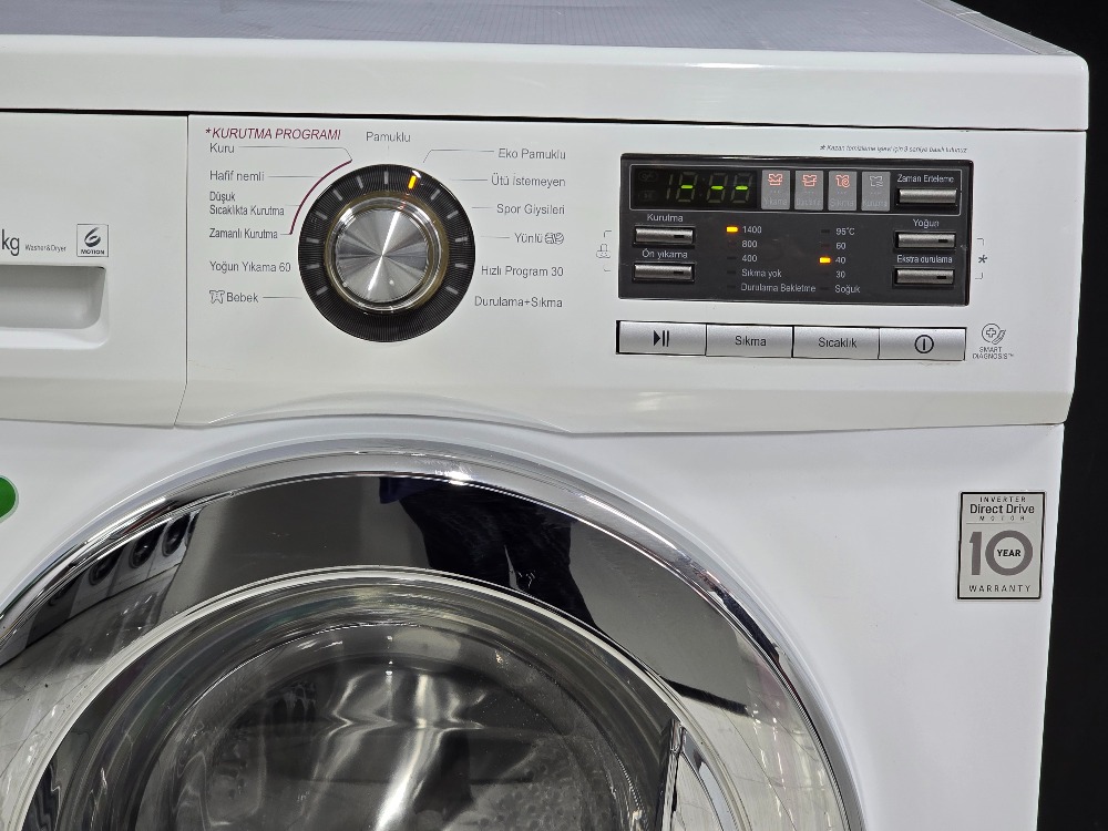 2. EL LG A++ 8/4 KG 1400 DEVİR KURUTMALI ÇAMAŞIR MAKİNESİ