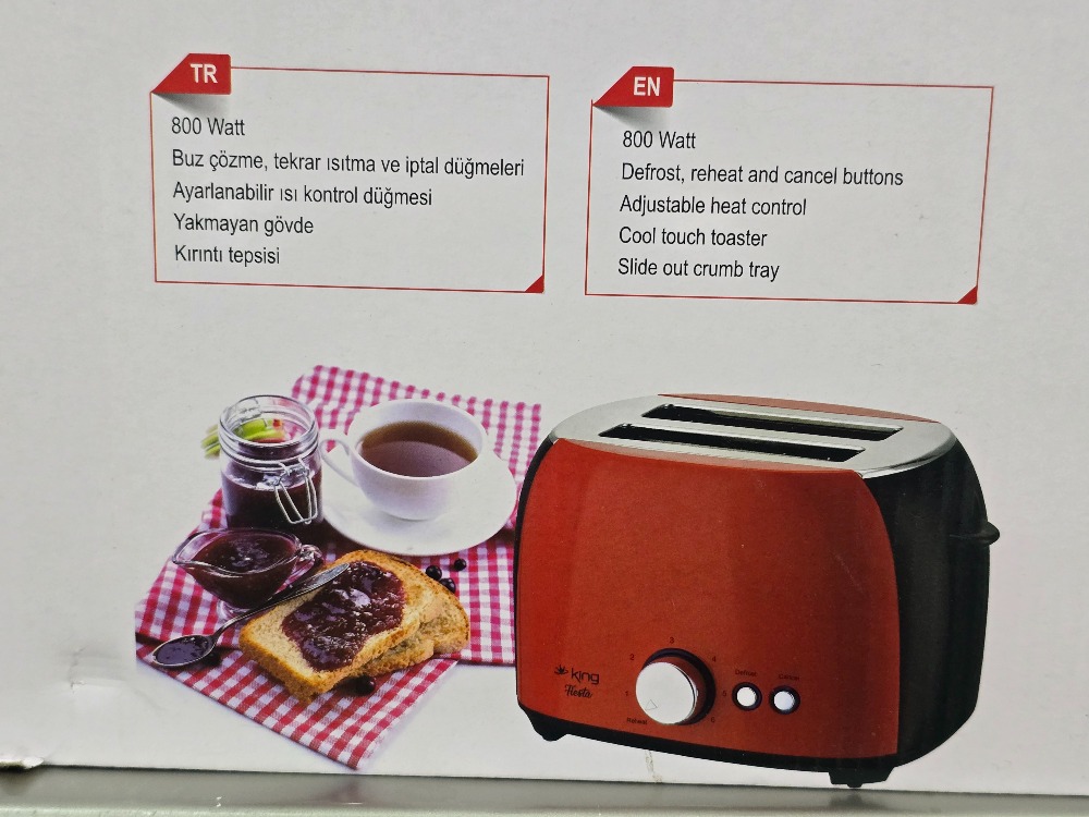 KİNG EKMEK KIZARTMA MAKİNESİ