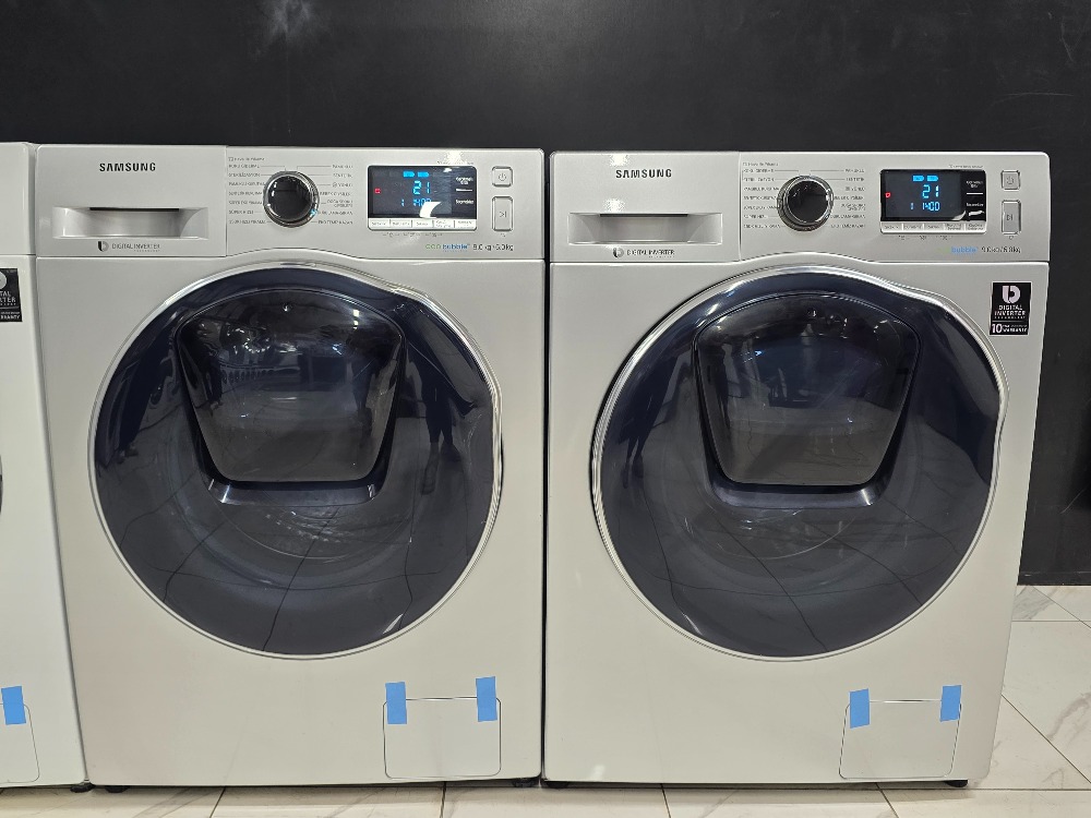 SIFIRLANMIŞ SAMSUNG 9-6 1400 DEVİR ECO BUBBLE KURUTMALI ÇAMAŞIR MAKİNELERİ 