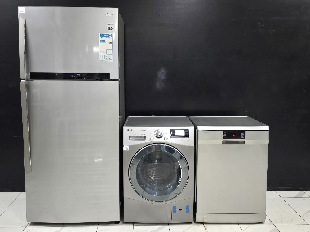 LG INOX 3'LÜ BEYAZ EŞYA SETİ