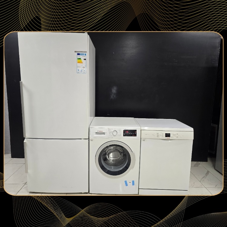 SIFIRLANMIŞ BOSCH 3 LÜ BEYAZ EŞYA SETİ