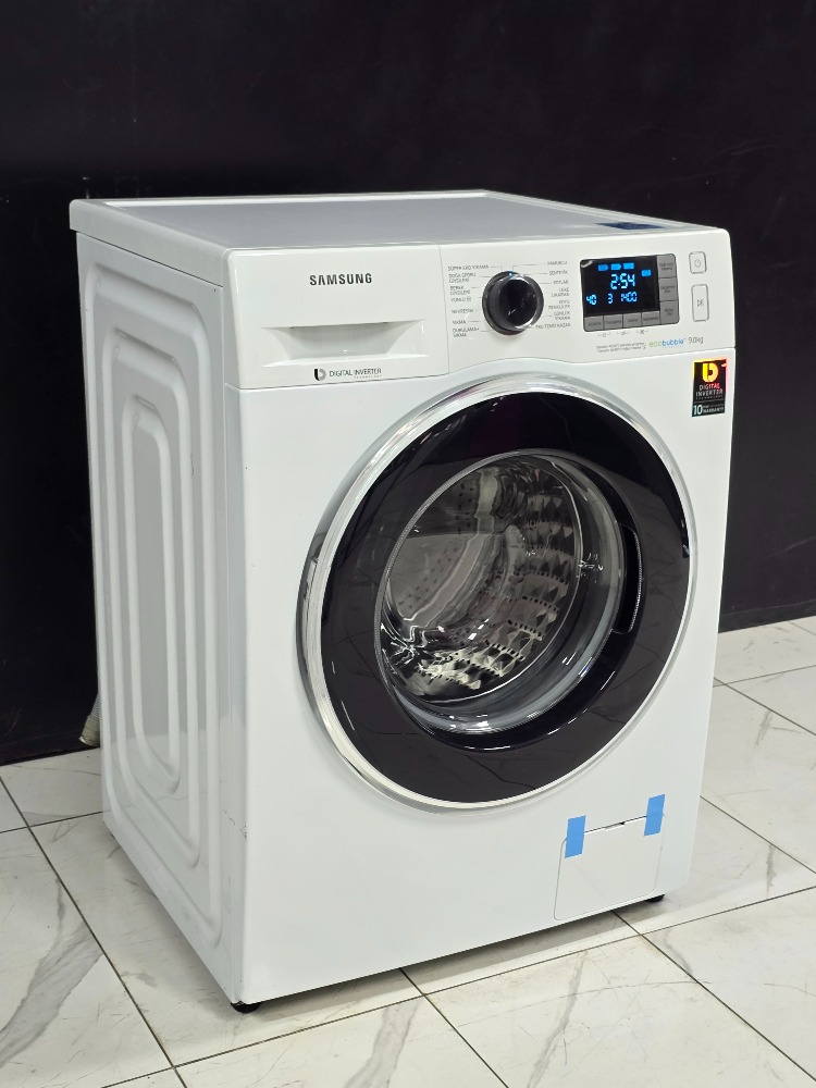 SIFIRLANMIŞ SAMSUNG ECO BUBBLE 9 KG 1400 ÇAMAŞIR MAKİNESİ